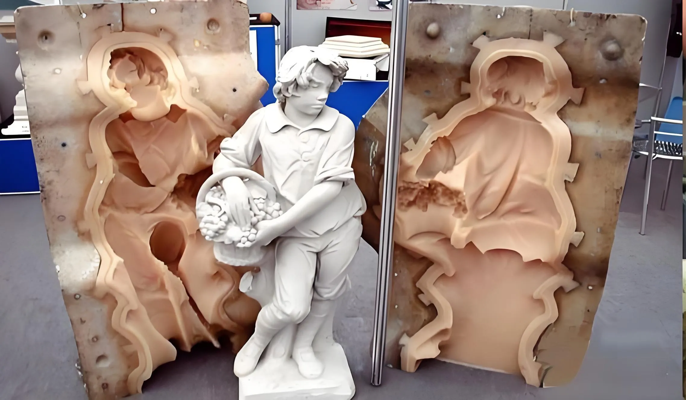 Plaster Cement Column Mold Silicone